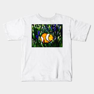 clownfish tiles Kids T-Shirt